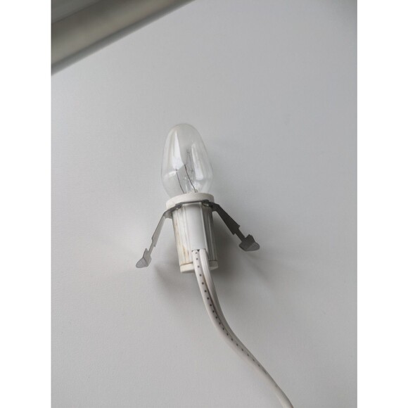 Lighted Ceramic Christmas Tree Bears Candy Canes Stars Snow 9" - Picture 4 of 5